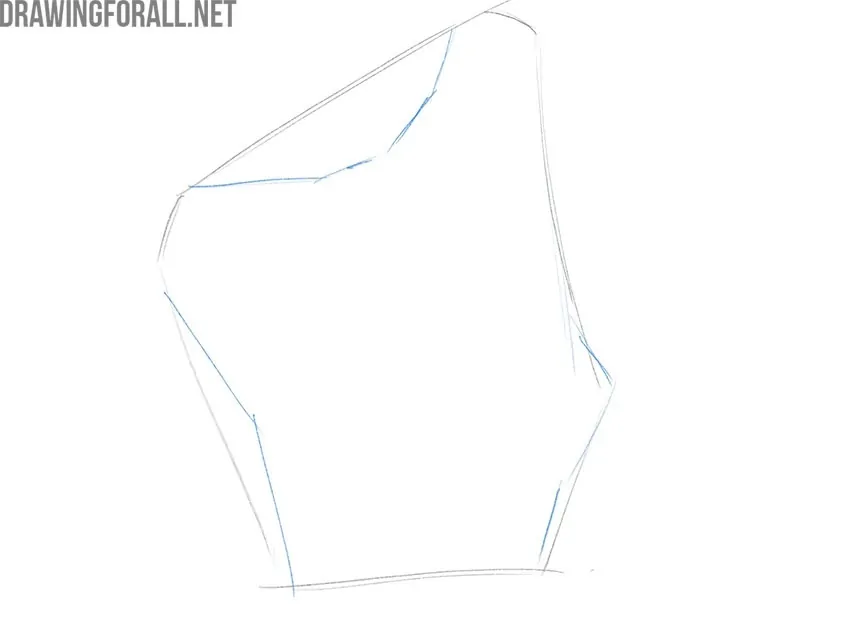 Start forming the ghost’s silhouette