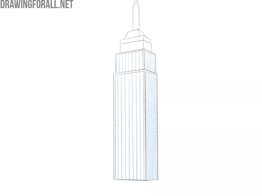 Drawing skyscraper windows