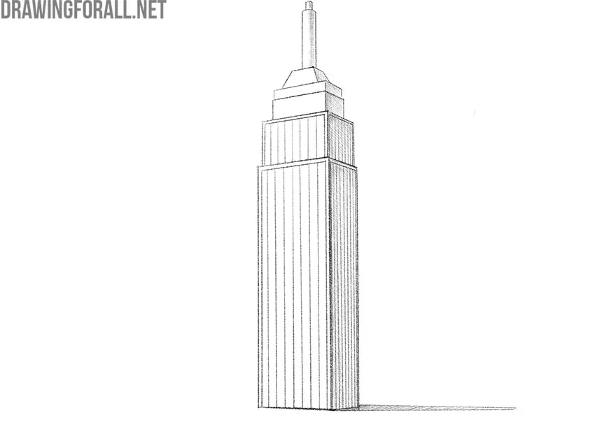 building drawing tutorial final result