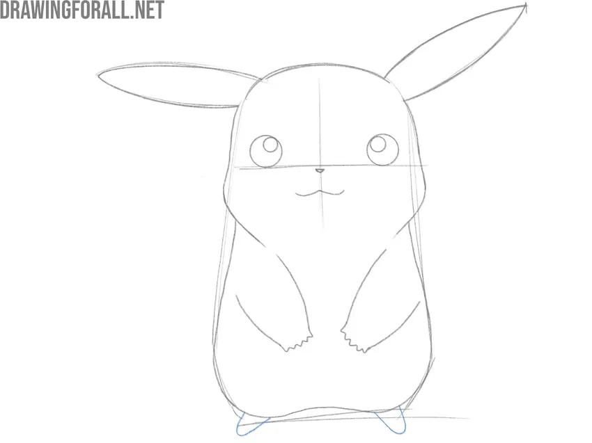 Draw the Feet of the Pokémon
