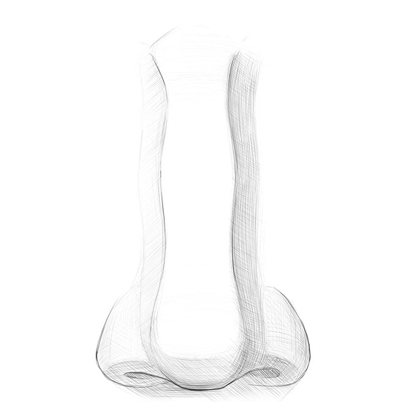 how to draw a nose cover image