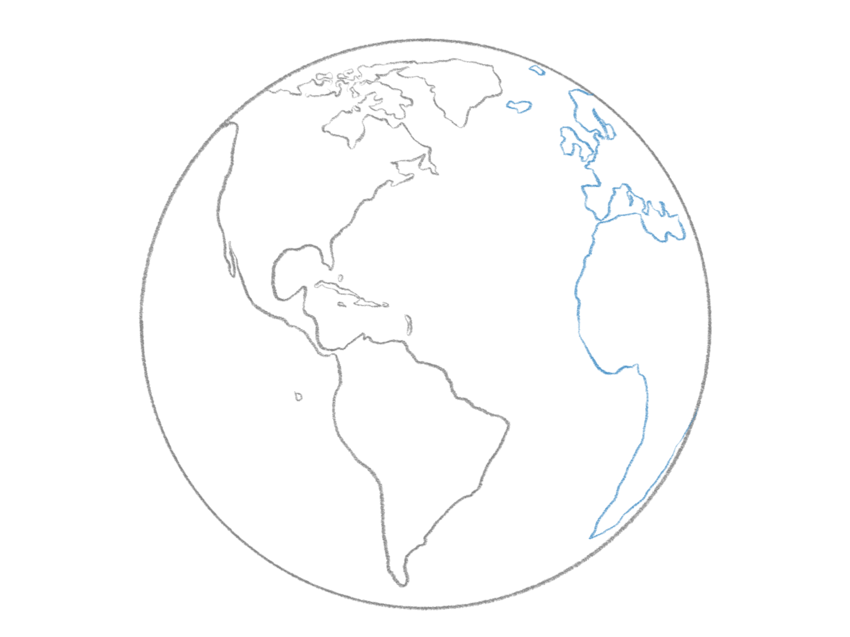 Add Africa and part of Europe