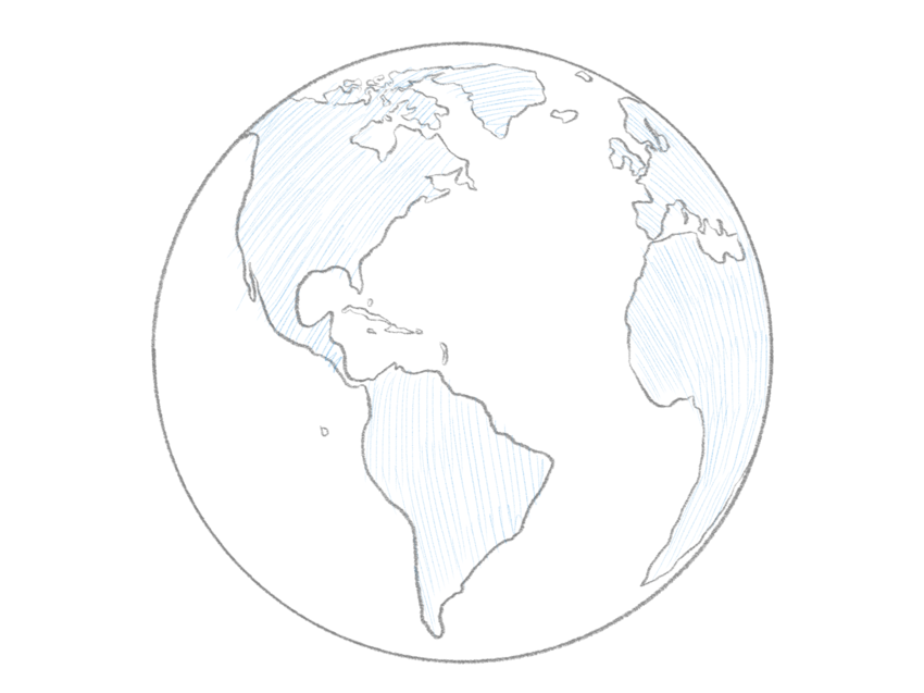 Add hatching to separate land and water