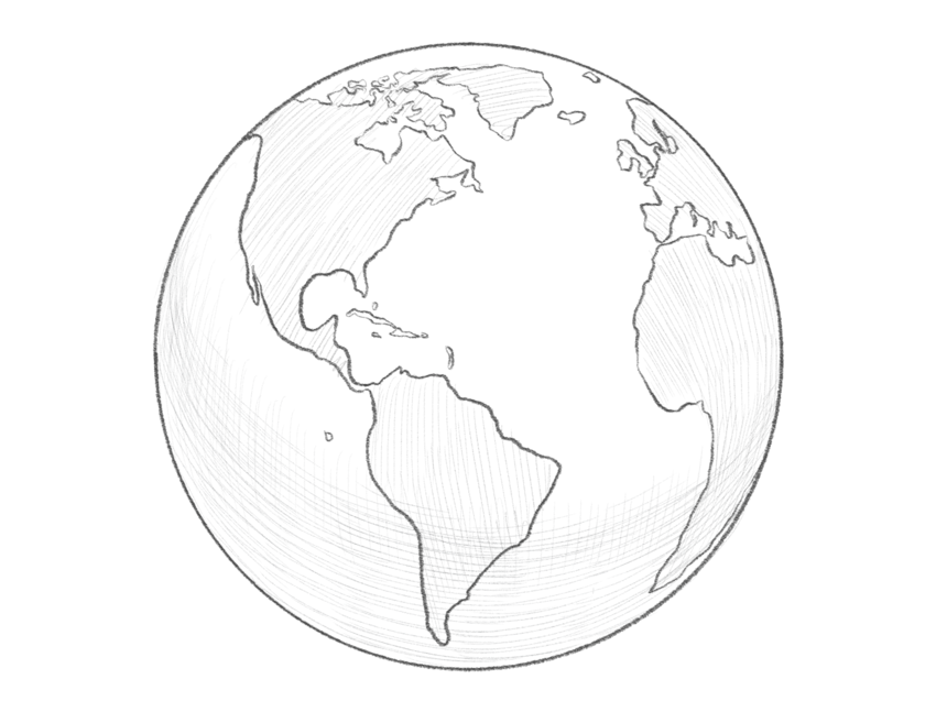 Finalize the Earth drawing