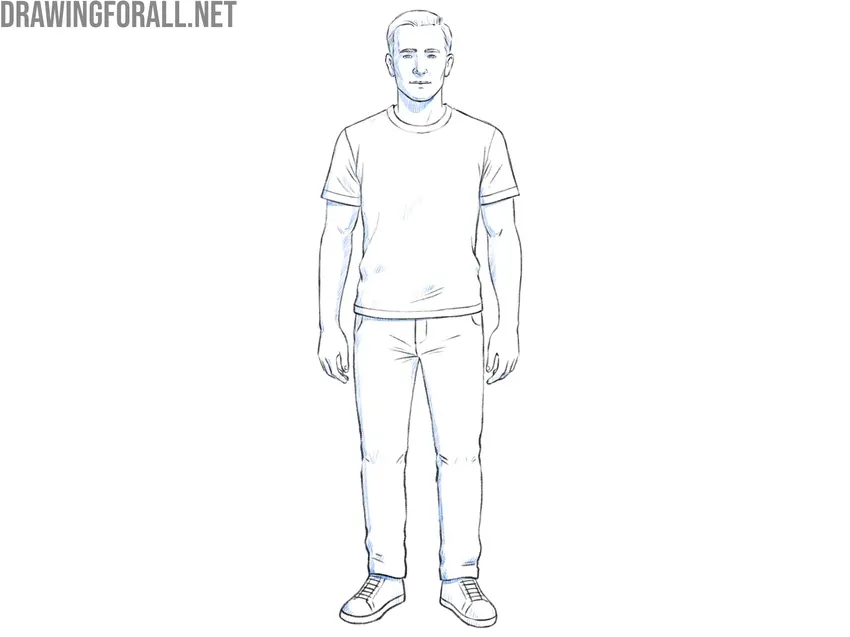 Draw shadows on the person