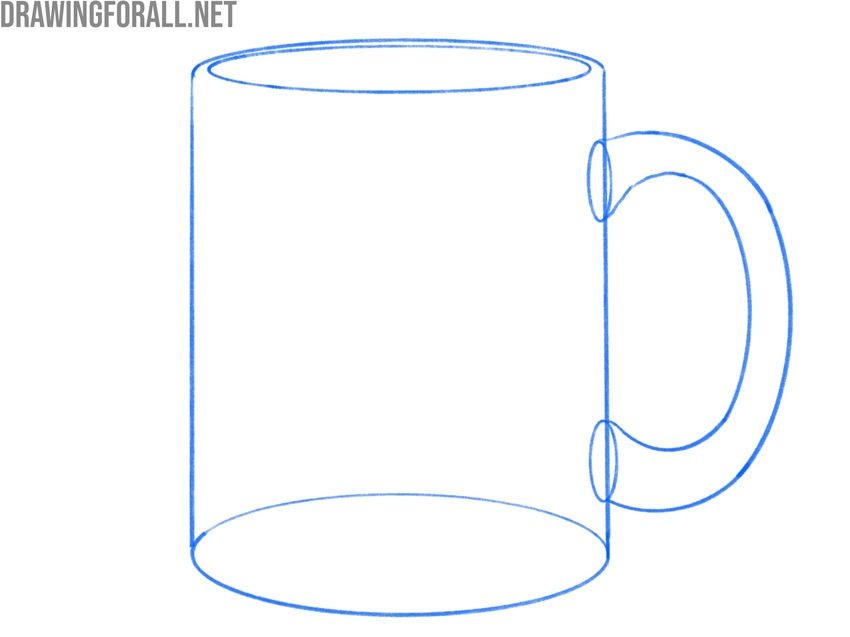Structure of a mug showing the principles of artistic vision