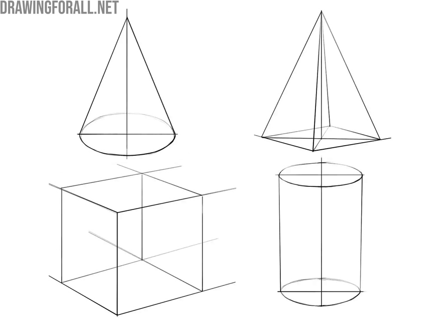 Geometric solids demonstrating underlying structure