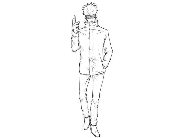 how to draw satoru gojo featured image