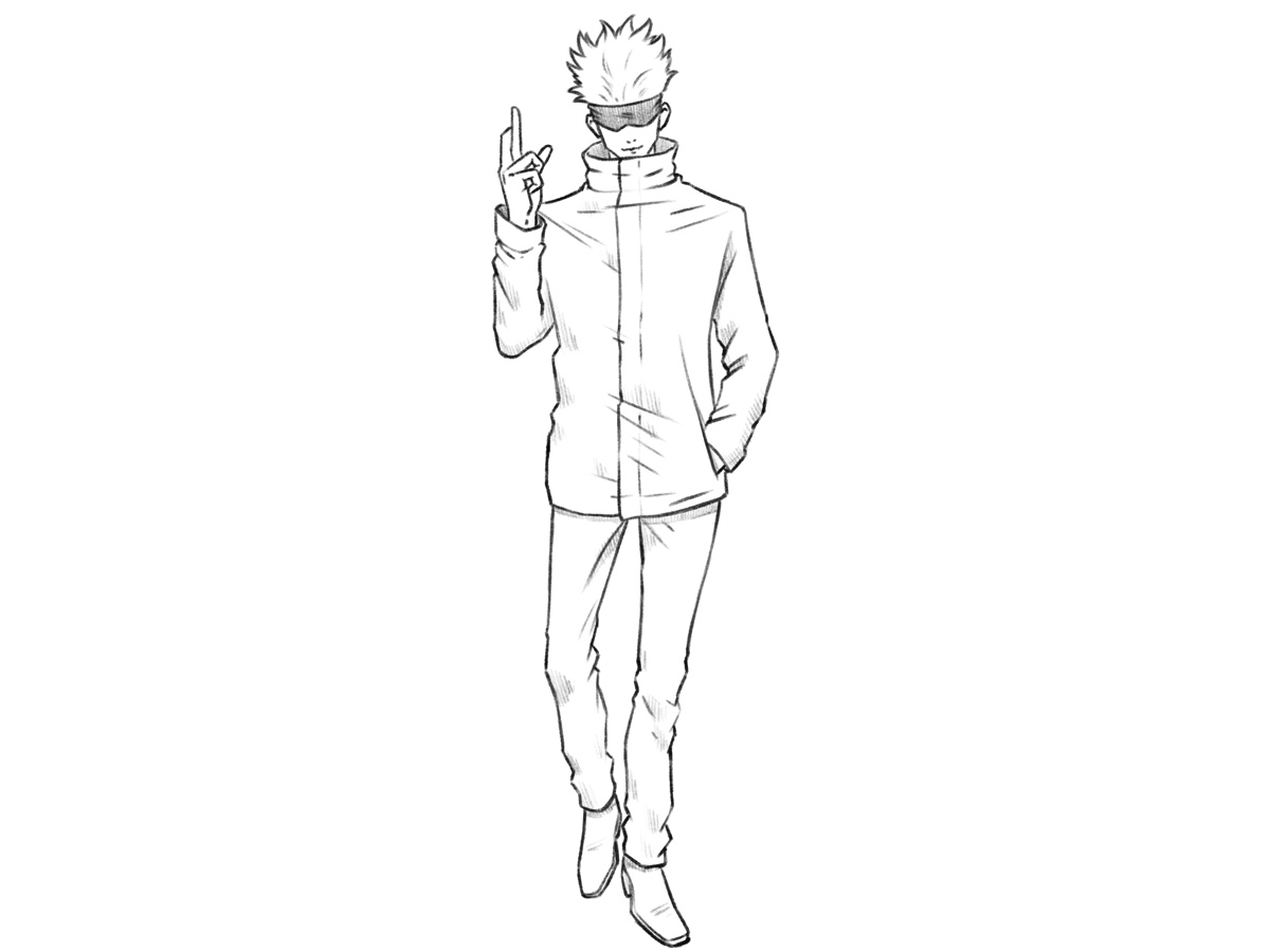 how to draw satoru gojo featured image