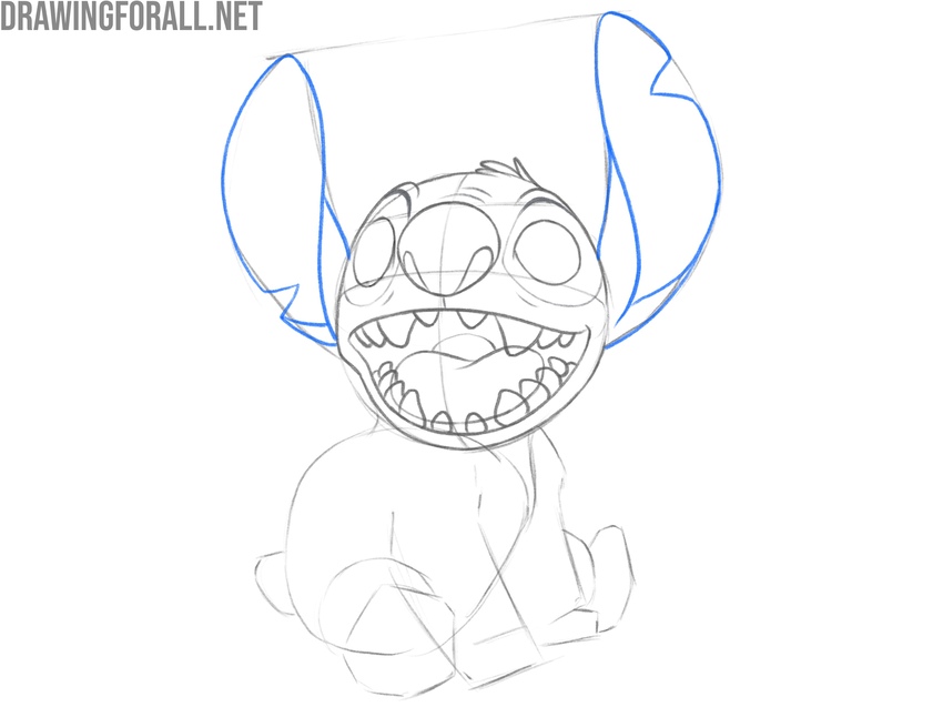 Refine the ears and add details