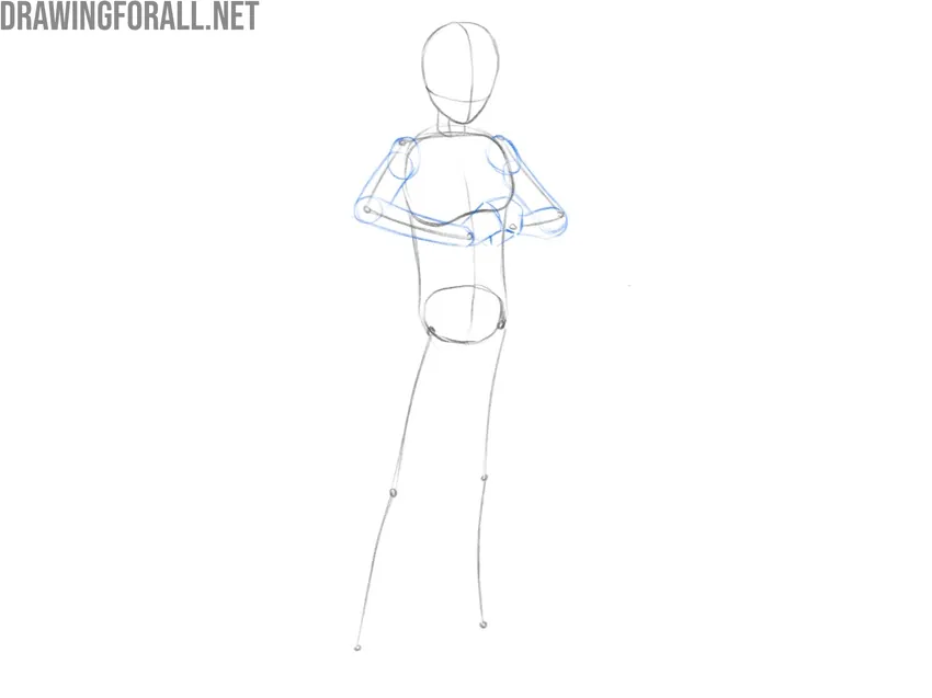 Build Luffy’s upper body volume